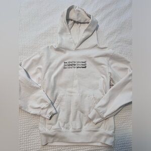 Be Kind to Yourself Cream Hoodie